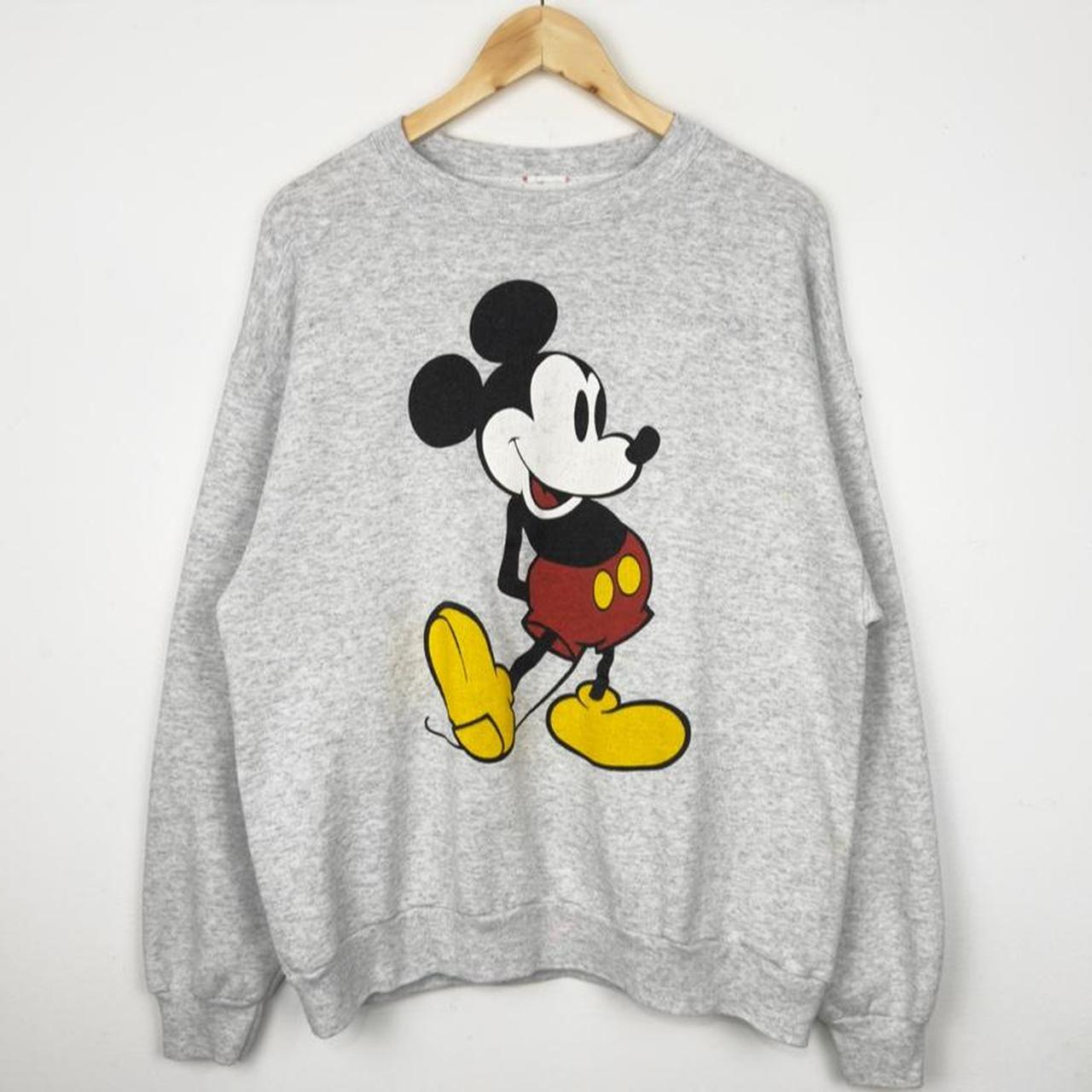 Vintage 90s Mickey Mouse Classic Distressed Sweatshirt (M)