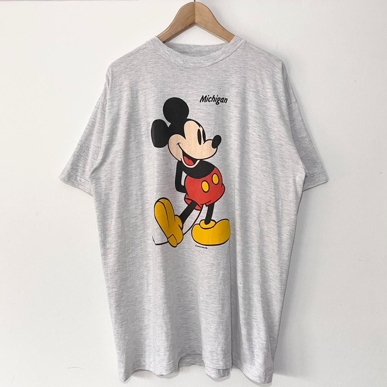 Vintage Mickey Mouse Michigan 90s T Shirt (XL)