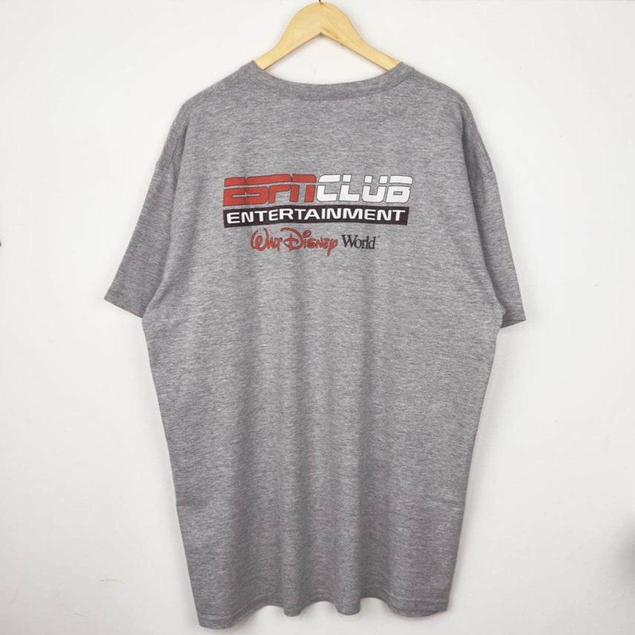 Vintage 00s Walt Disney World ESPN Club Grey T Shirt (XL)