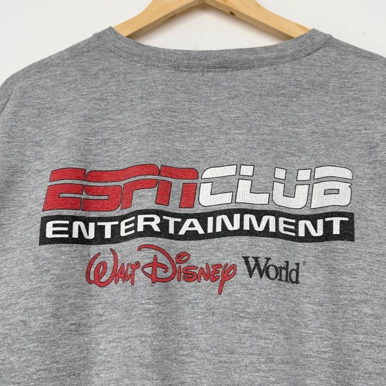 Vintage 00s Walt Disney World ESPN Club Grey T Shirt (XL)