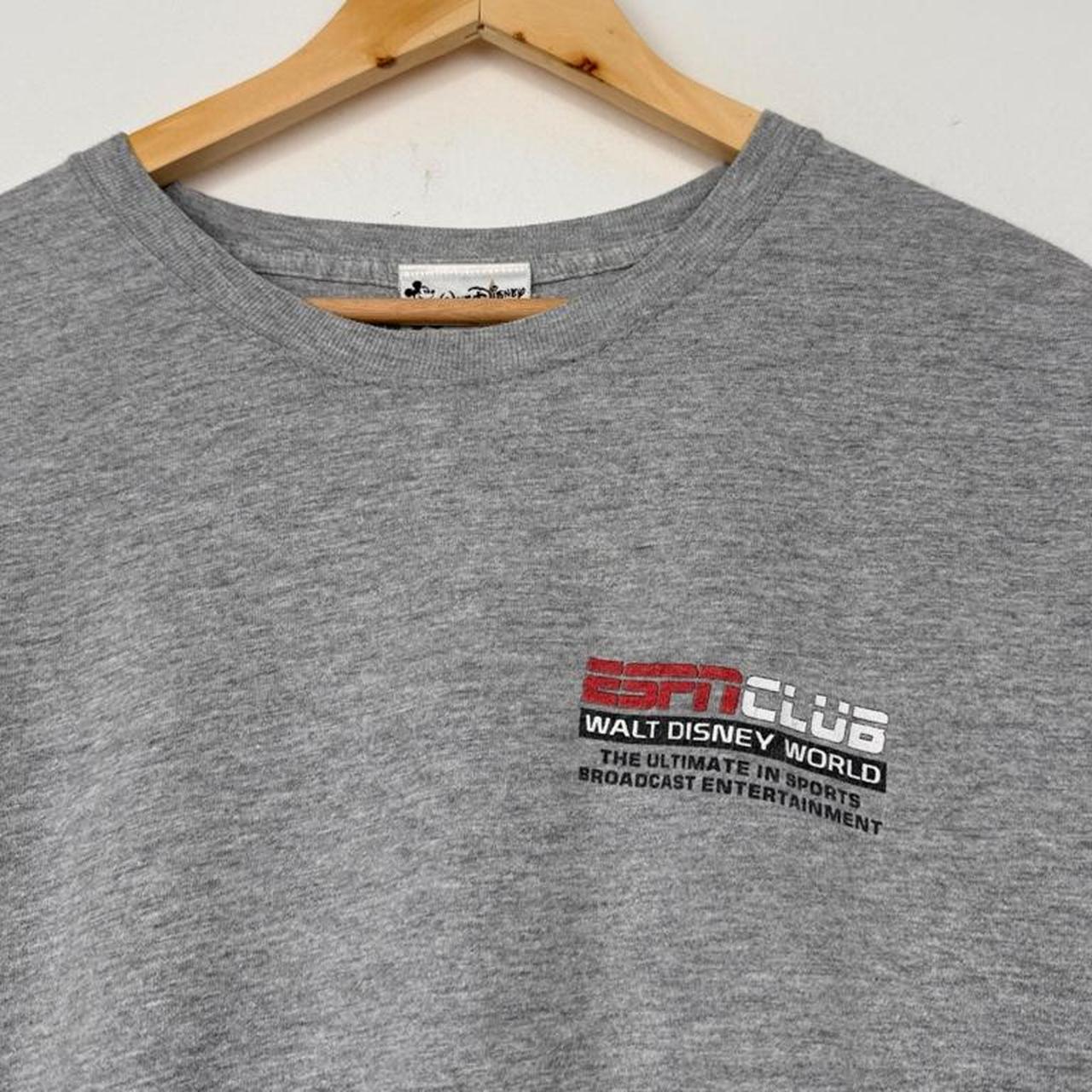 Vintage 00s Walt Disney World ESPN Club Grey T Shirt (XL)