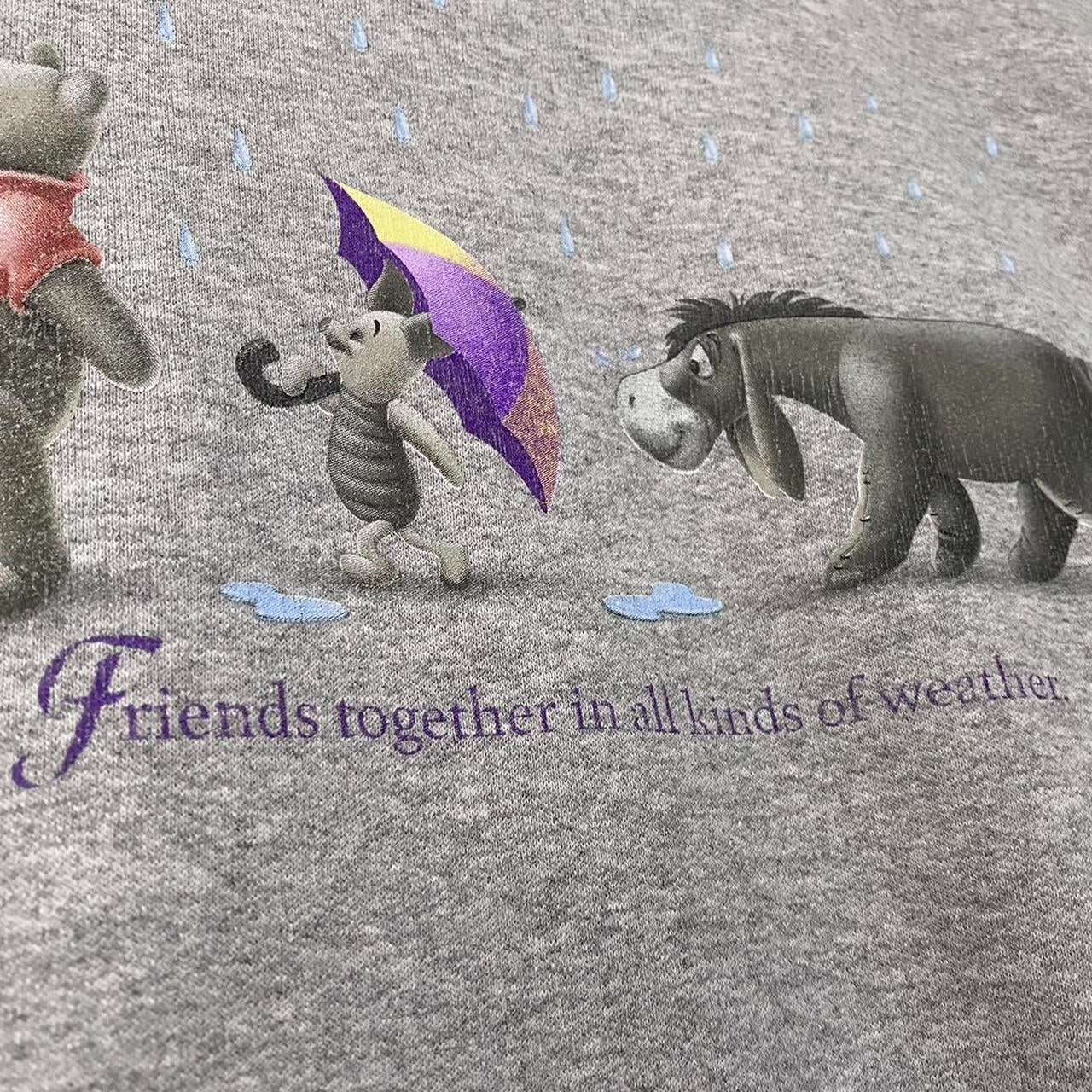 Vintage Pooh & Friends Rainy Day Sweatshirt (M)