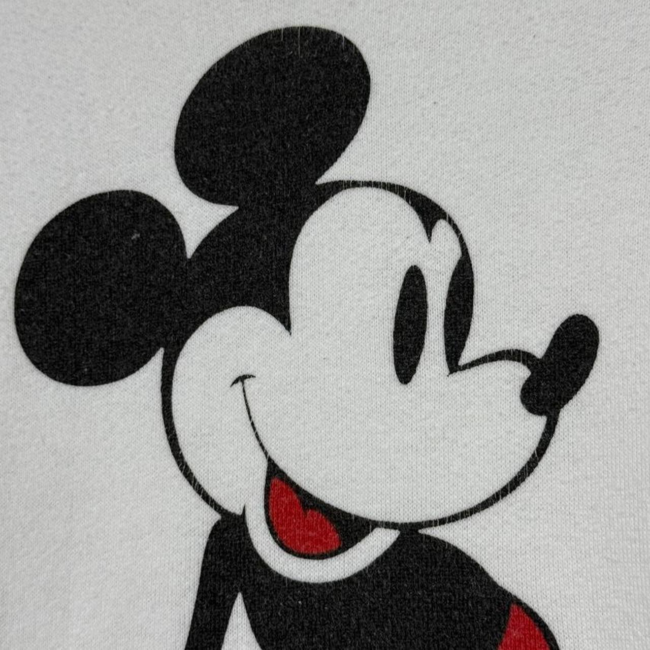 Vintage 80s Mickey Mouse Classic White Sweatshirt (M)