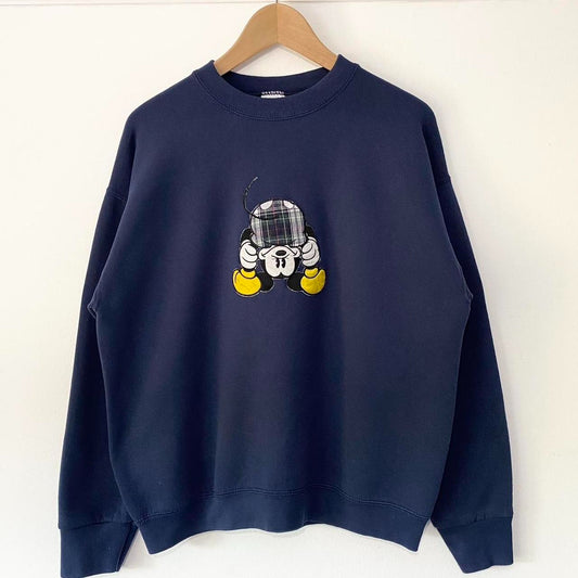 Vintage Mickey Mouse Bending 90s Sweatshirt (M/L)