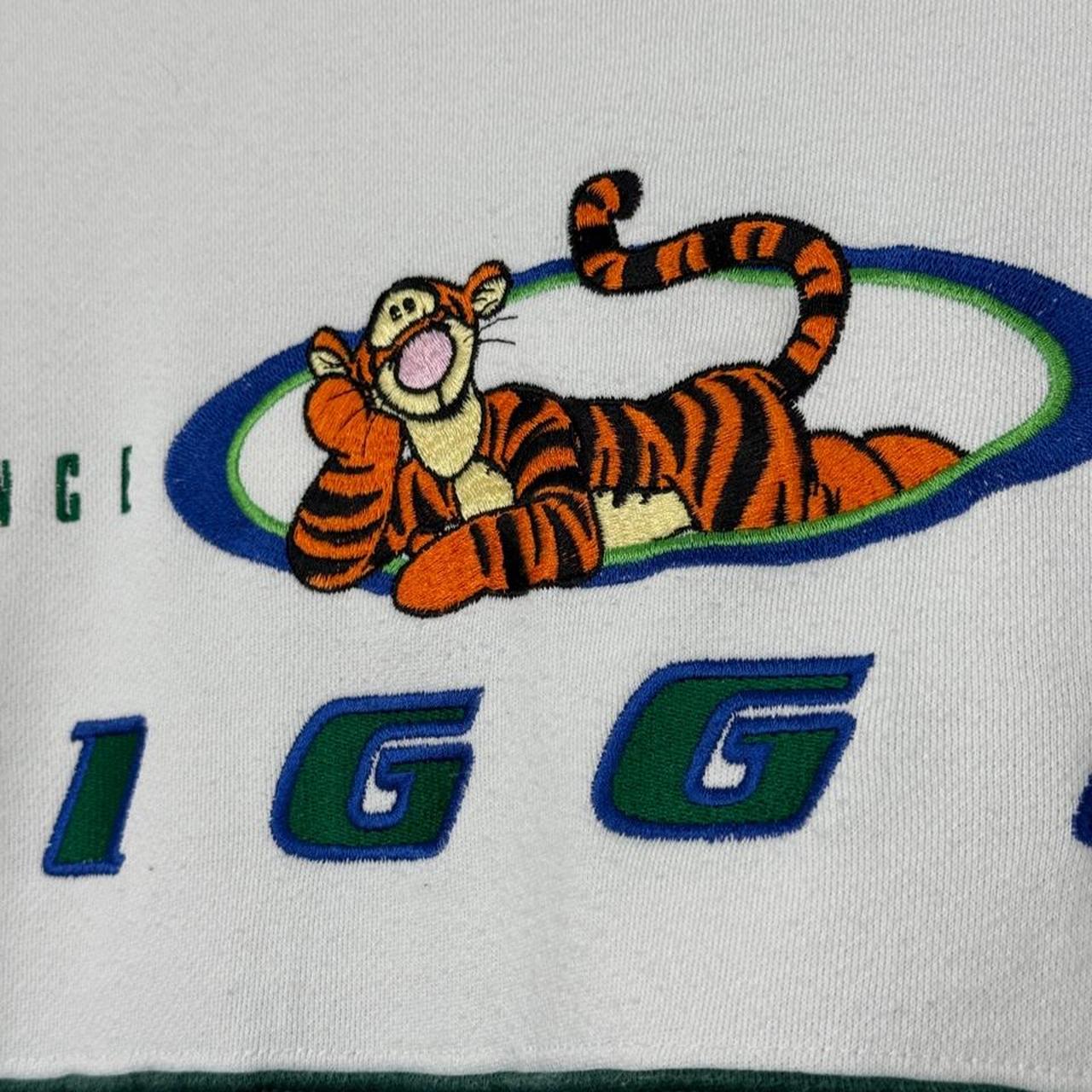 Vintage 00s Tigger Spell Out Disney Store Sweatshirt (XXL)