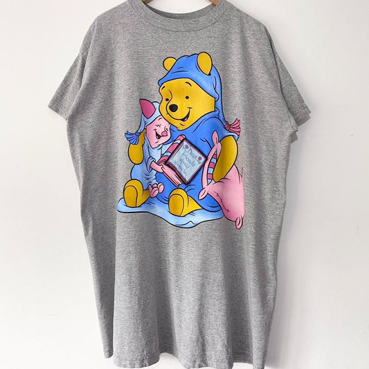 Vintage Pooh & Piglets Best Friends Sleepwear 2000 T Shirt (XXL)