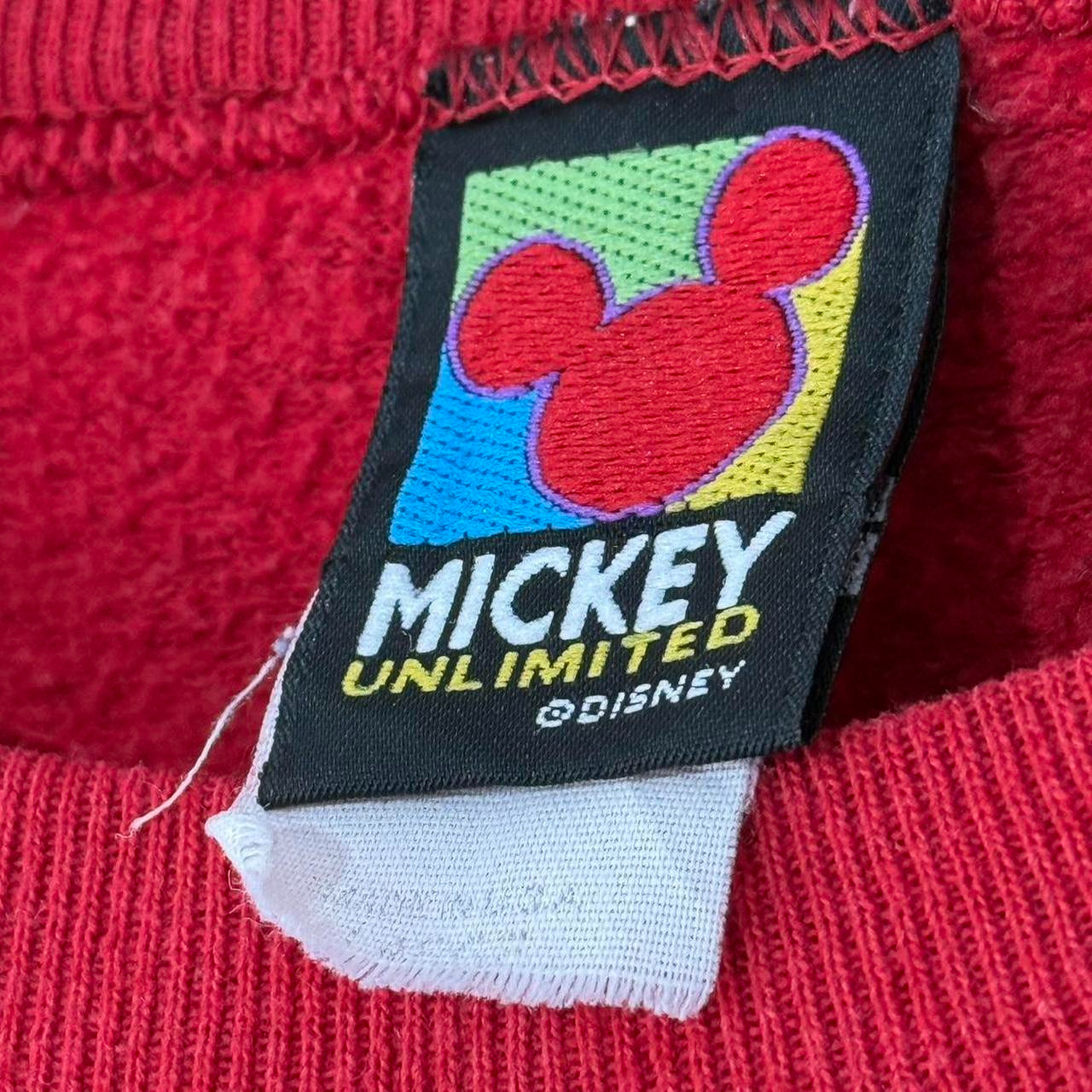 Vintage Mickey Embroidered 90s Sweatshirt (M)