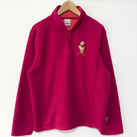 Vintage Pooh 00s Fleece Quarter Zip (L)