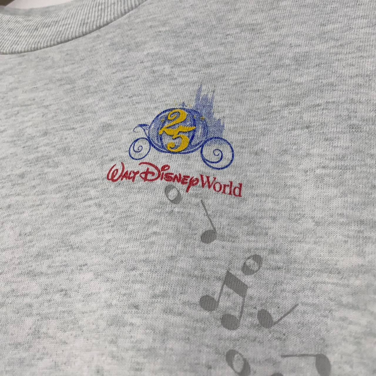 Vintage Disney World 25th Anniversary Music Days 90s T Shirt (XL)