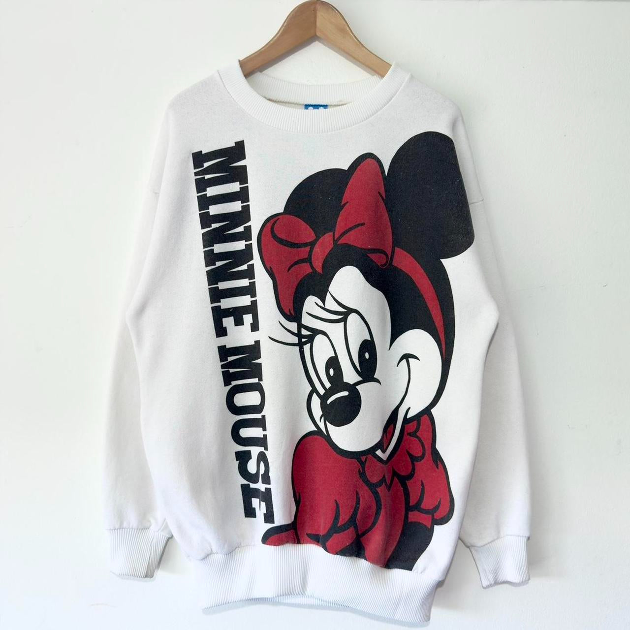 Vintage Minnie Mouse Big Print 90s Sweatshirt (M/L)
