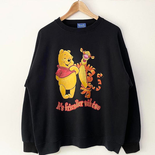 Vintage Pooh & Tigger Friendship 90s Sweatshirt (M)