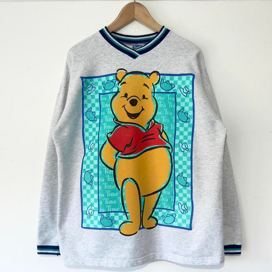 Vintage Pooh Tea Time 90s Sweatshirt (L)