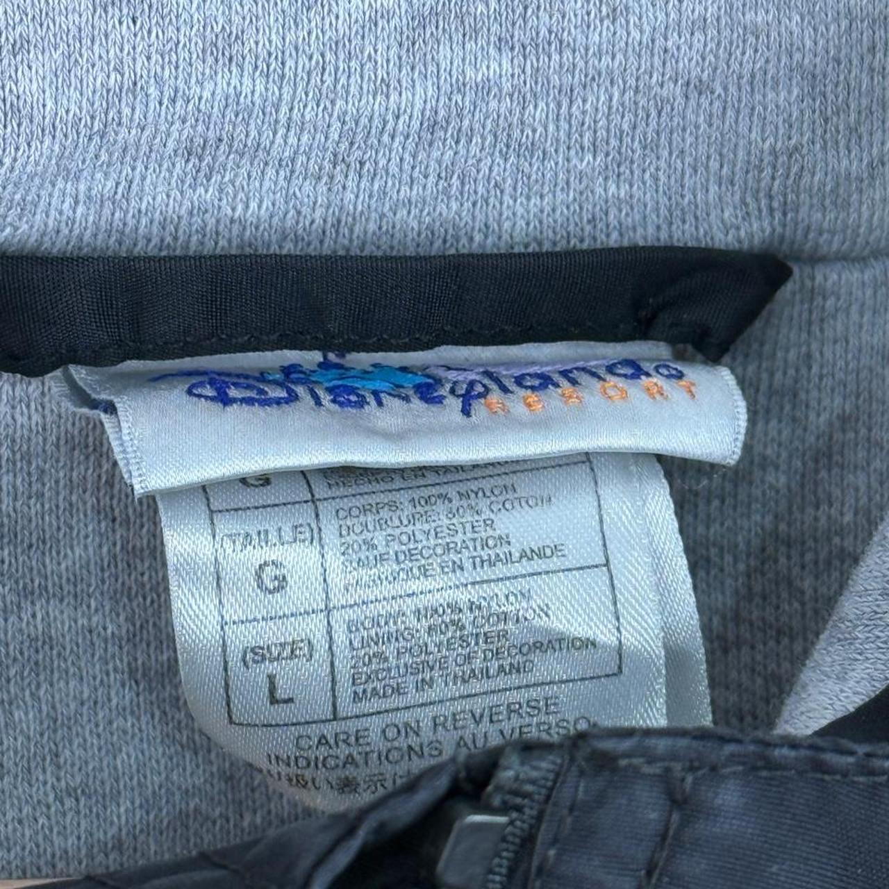 Vintage 00s Grumpy Disneyland Embroidered Black Jacket (L)