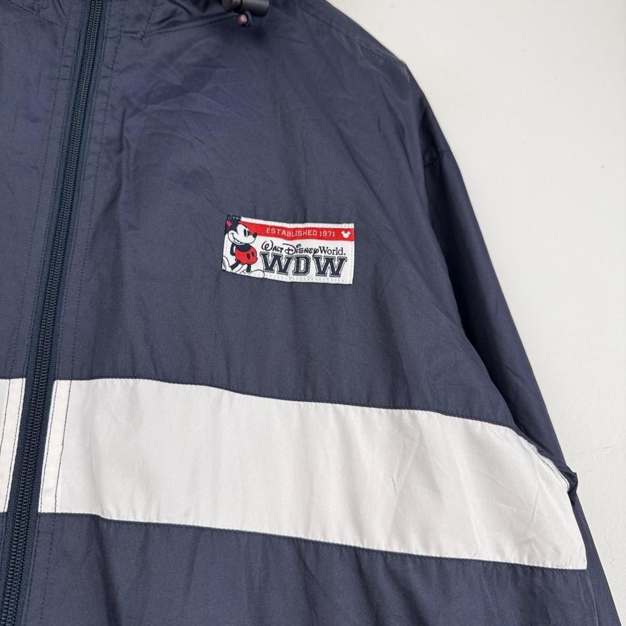 Vintage 00s Walt Disney World Windbreaker Navy Jacket (M)