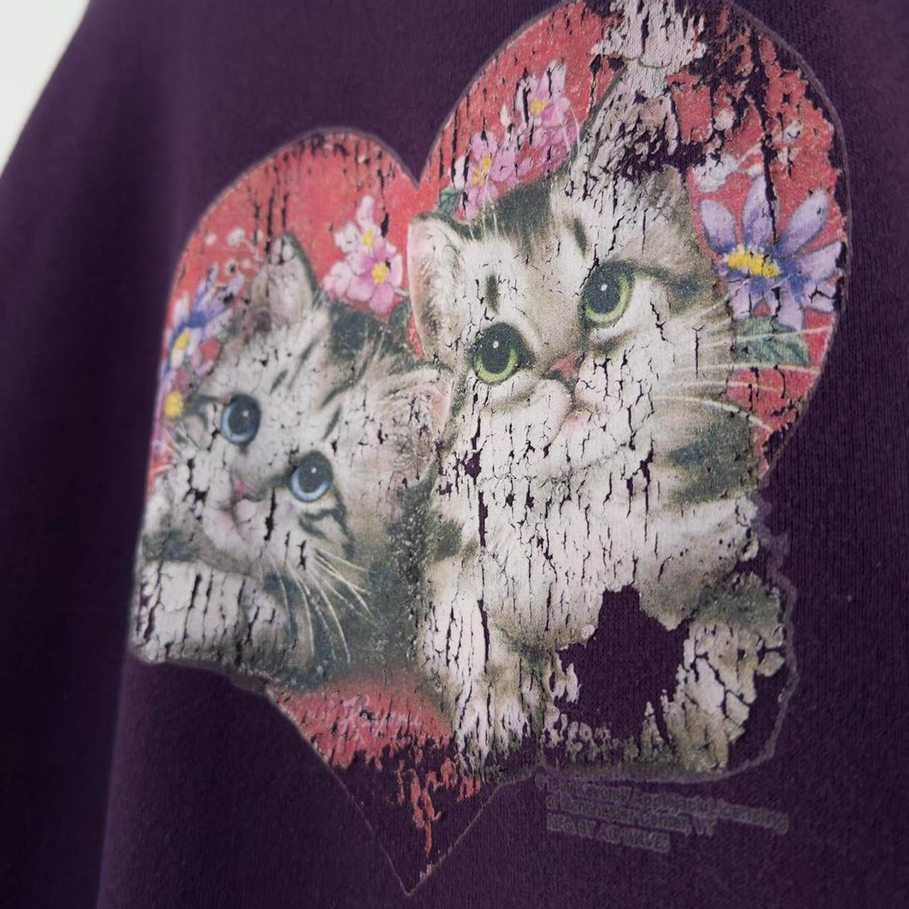 Vintage Mickey & Co Kitten 90s Sweatshirt (XL)