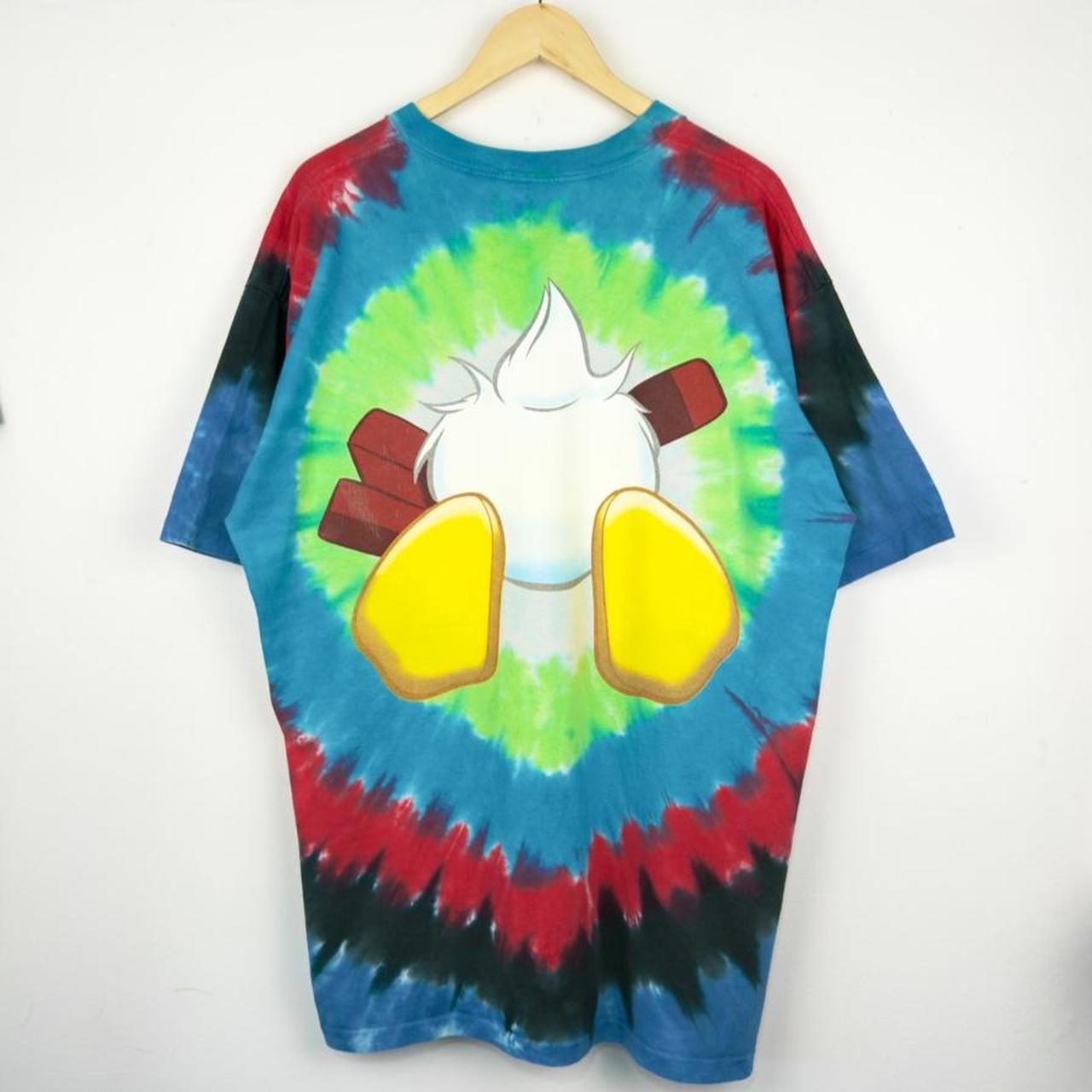 Vintage 00s Donald Duck Mickey's PhilHarmagic Tie Dye T Shirt (XL)