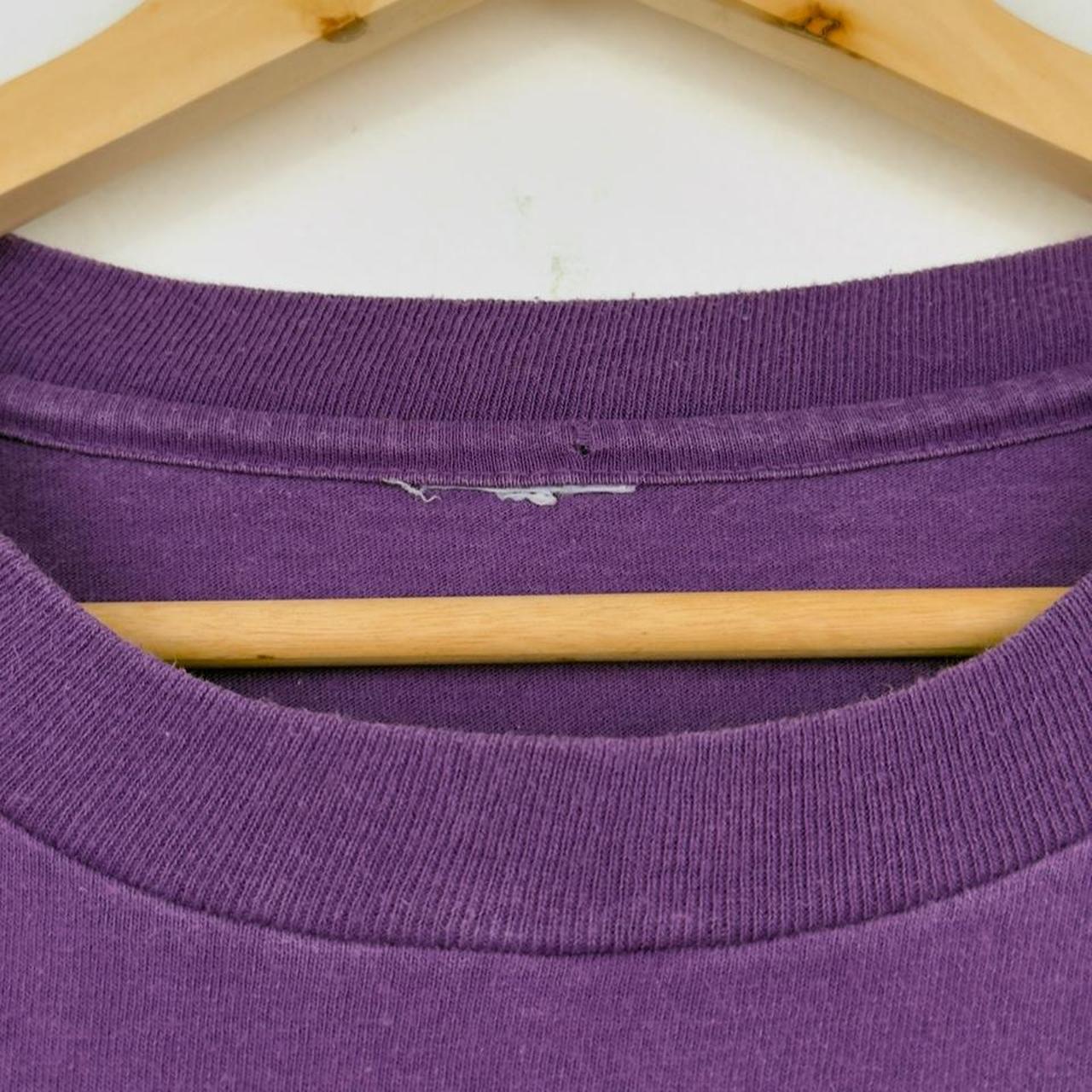 Vintage 90s Disney World 25th Anniversary Mickey Purple T Shirt (L)