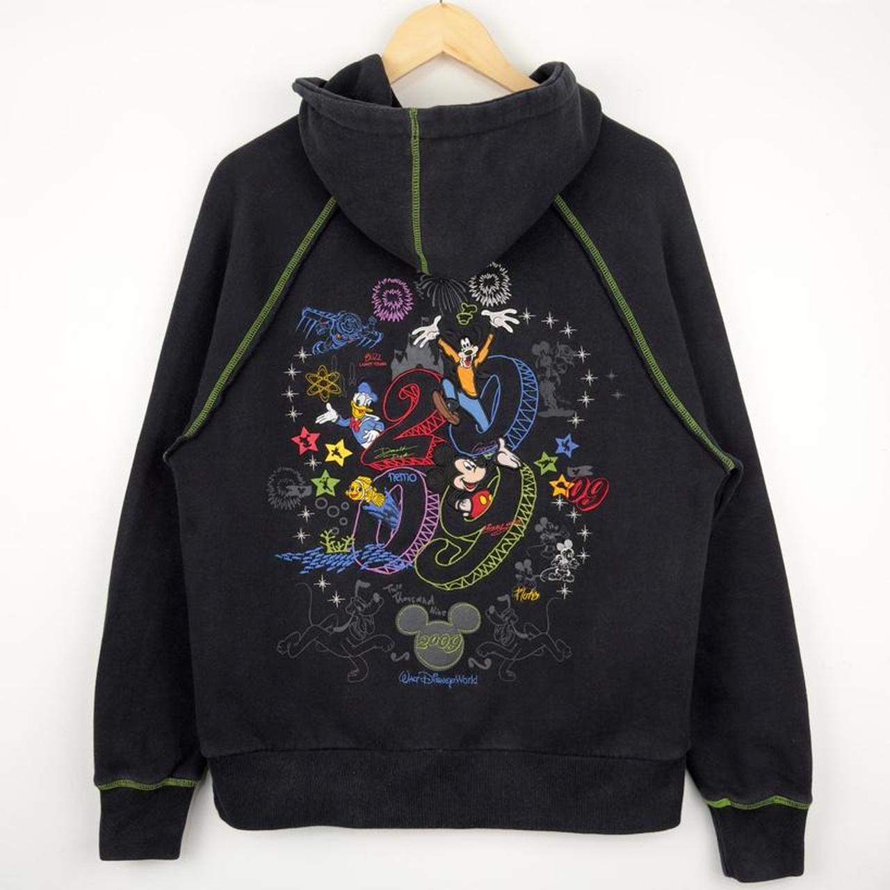 Walt Disney World Embroidered 2009 Black Hoodie (S)