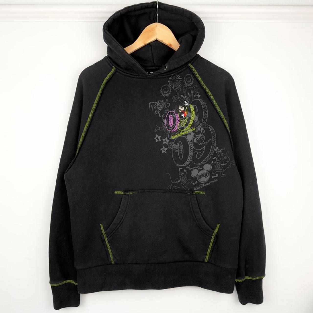 Walt Disney World Embroidered 2009 Black Hoodie (S)