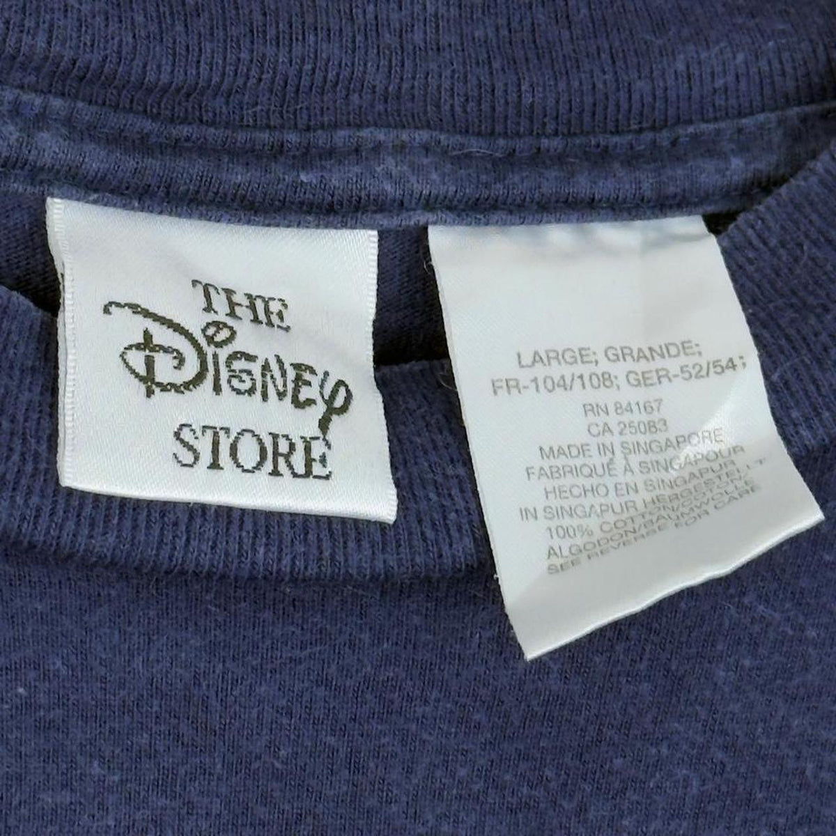 Vintage 90s Disney Pocahontas Meeko & Flit Navy Pocket T Shirt (L)