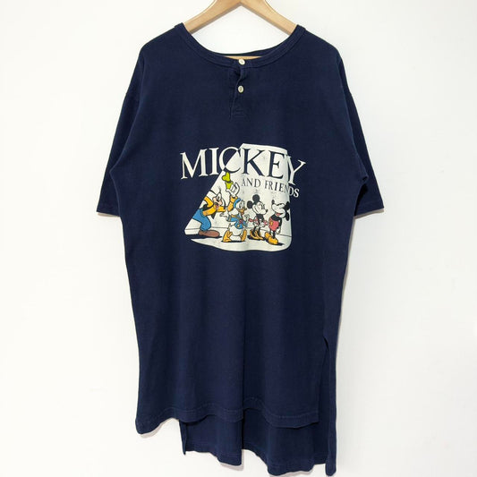 Vintage Mickey and Friends 90s Long T Shirt (Long XL)