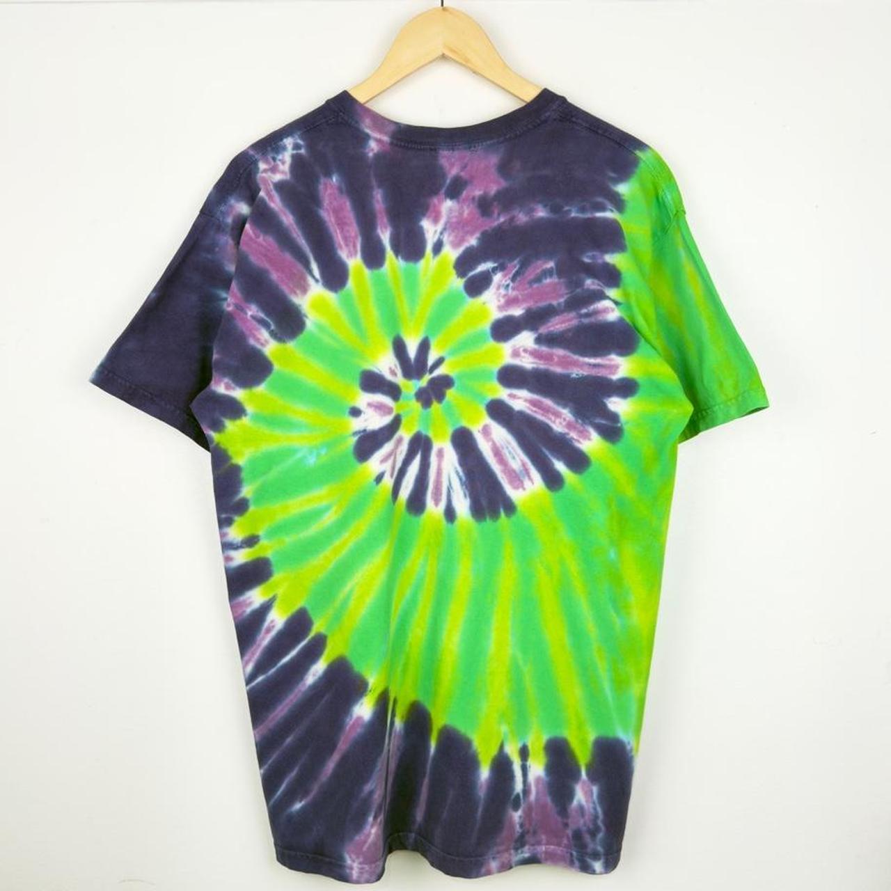 Disney Tower of Terror Just Inhale and Scream! Tie Dye 2000s T Shirt (L)