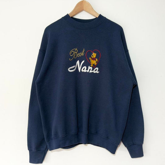 Vintage Pooh Best Nana 90s Sweatshirt (L)