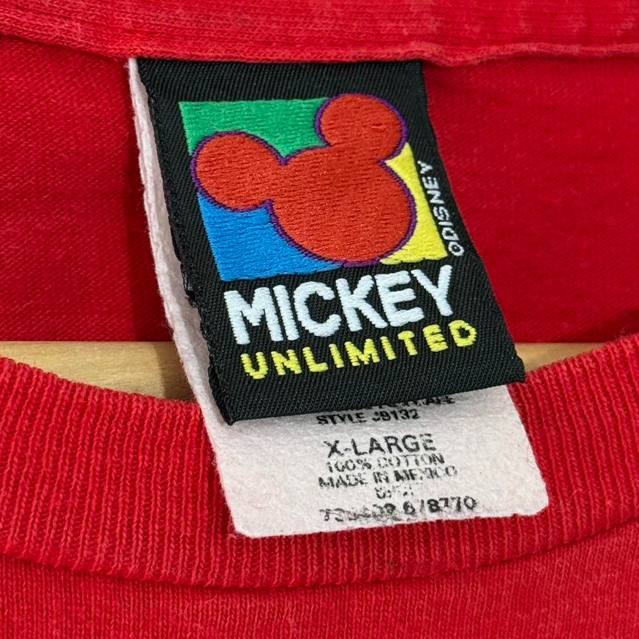 Vintage Mickey Mouse Art 90s T Shirt (XL)