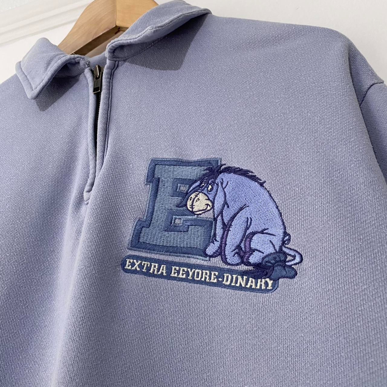 Vintage Disney Eeyore 00s Quarter Zip (M)