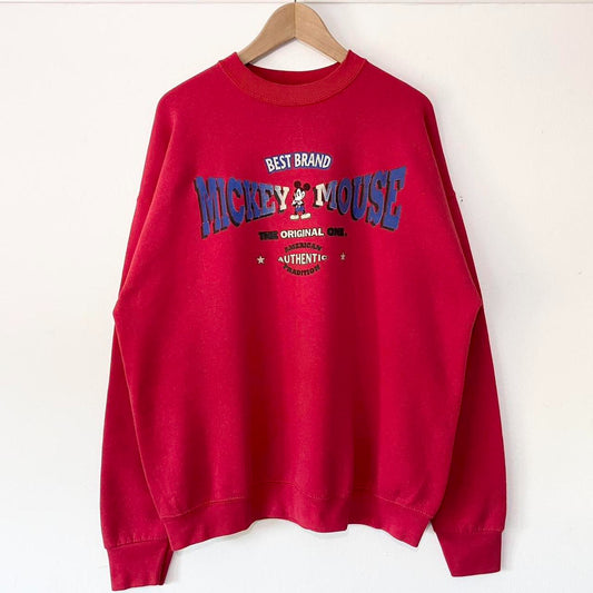 Vintage Best Brand Mickey Mouse 90s Sweatshirt (XL)