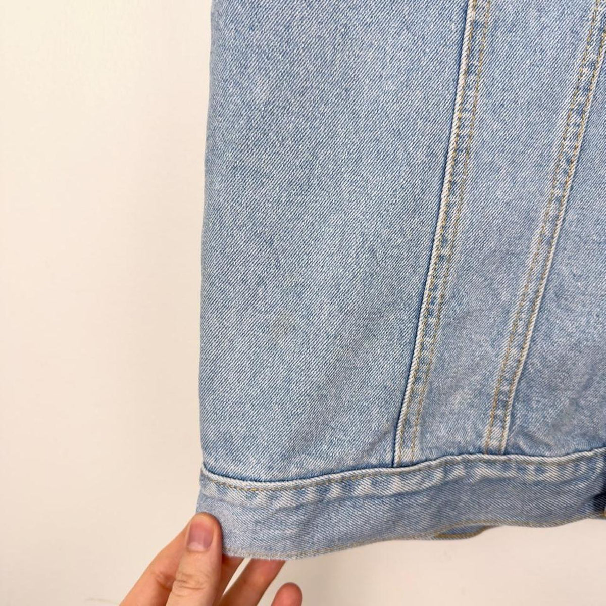 Vintage 90s Mickey Mouse Embroidered Denim Vest ()