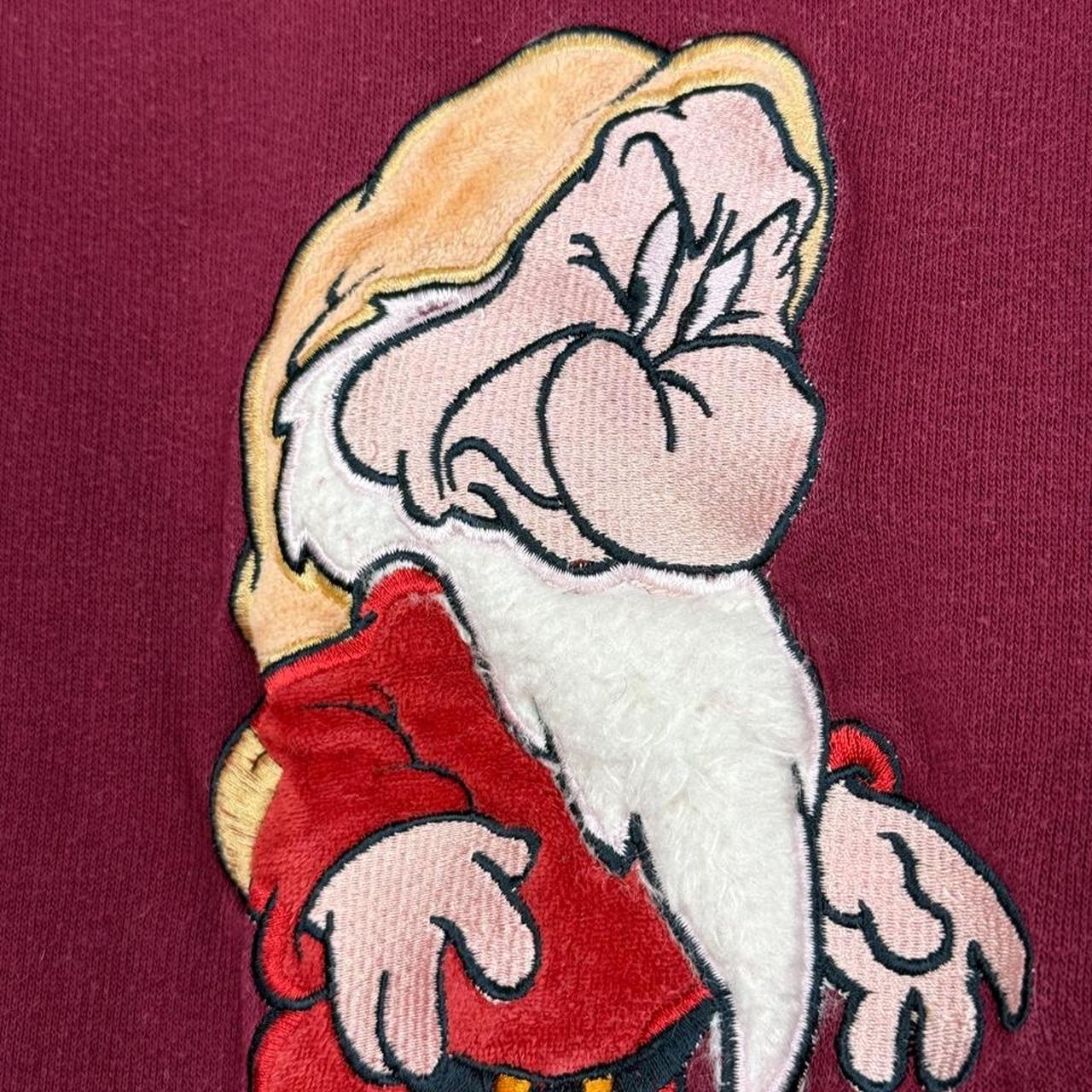 Vintage Grumpy Disney Classics Embroidered Burgundy (L/XL)