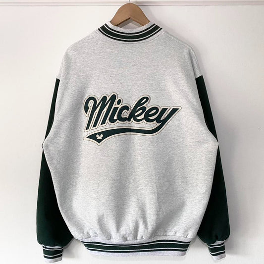 Vintage Mickey 90s Varsity Jacket (XL)