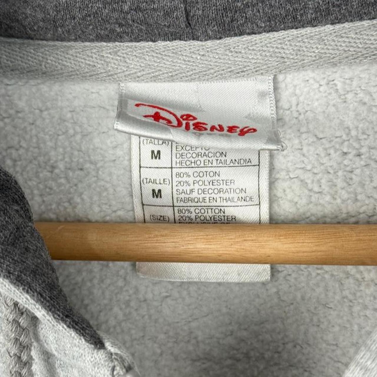 Vintage 00s Mickey Mouse Embroidered Disney Store Grey Hoodie (Boxy M)