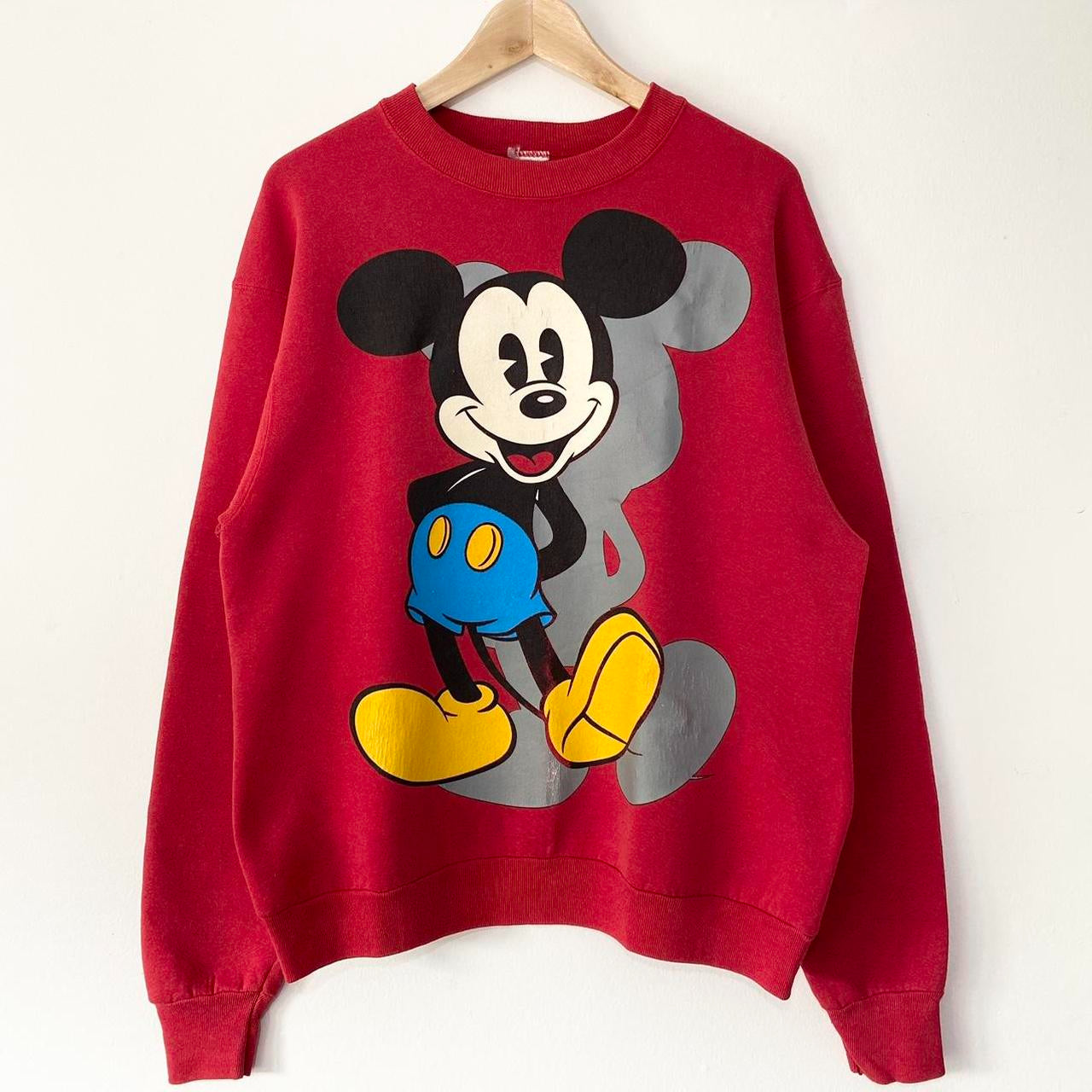 Vintage Mickey Shadow 90s Sweatshirt (S/M)