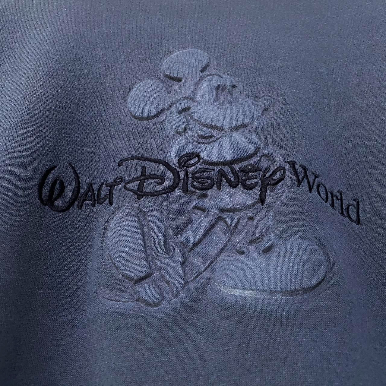 Vintage Walt Disney World Mickey Embossed Sweatshirt (L)