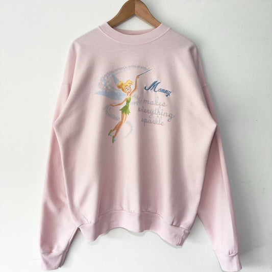 Vintage Tinker Bell Mommy Makes Everything Sparkle 00s Sweatshirt (L)