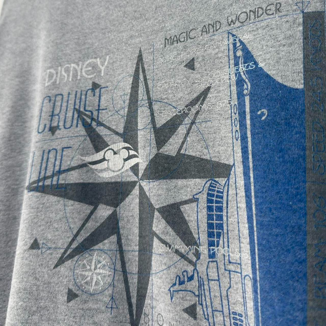 Vintage Disney Cruise Line Compass 00s T Shirt (XXL)