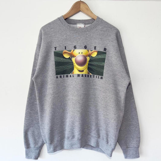 Vintage Tigger Animal Magnetism 00s Sweatshirt (M)