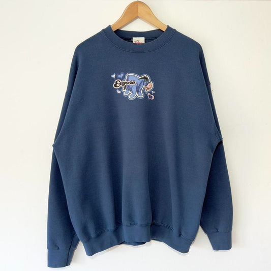 Vintage Eeyore Love Hearts 00s Sweatshirt (XL)