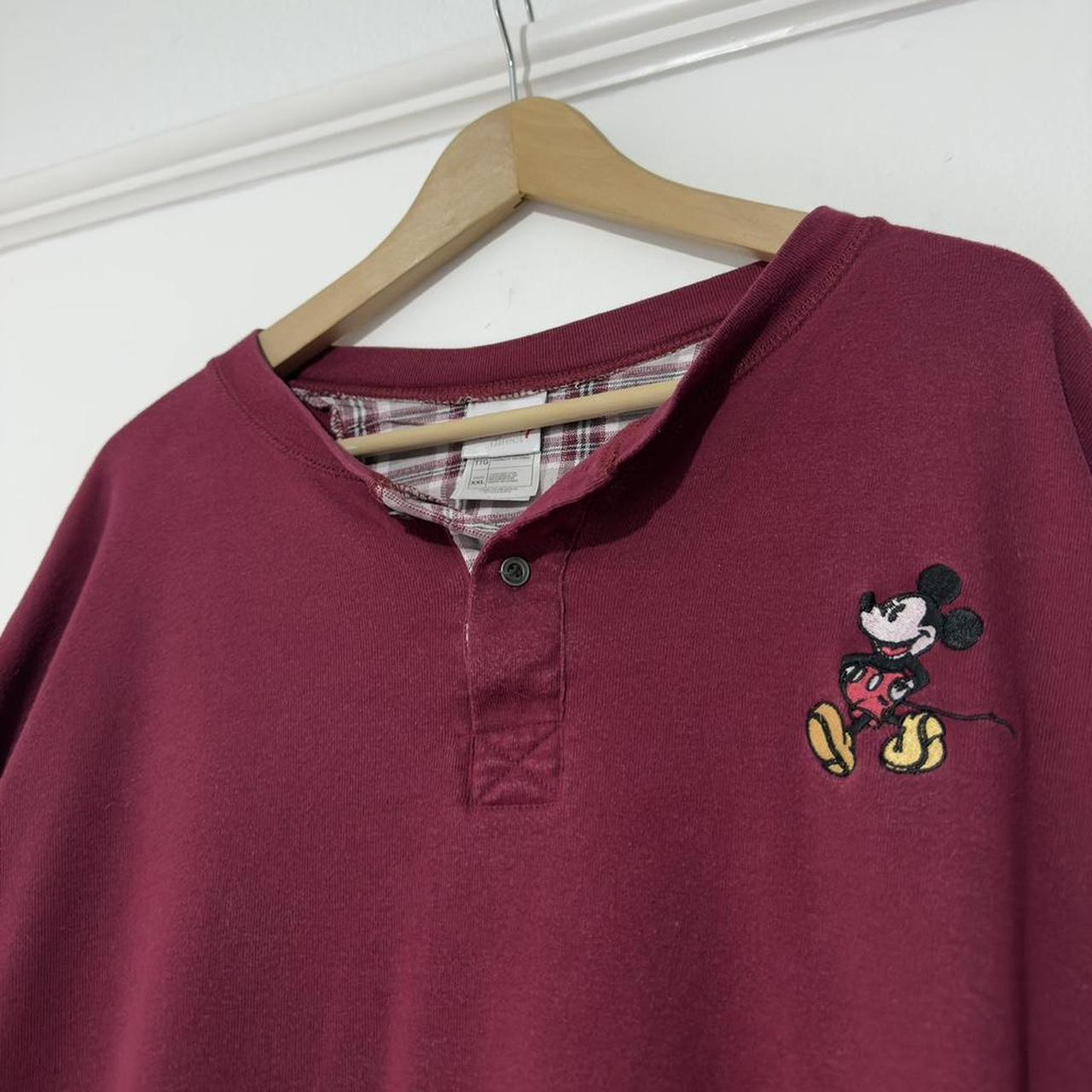 Vintage Mickey Henley 00s Long Sleeve (Boxy XXL)