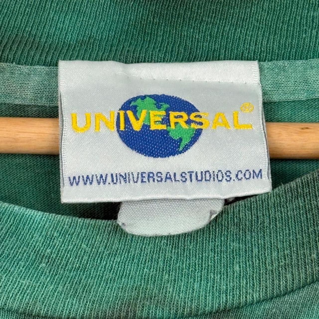 Vintage 1999 Incredible Hulk Coaster Islands of Adventure Green T Shirt (XL)