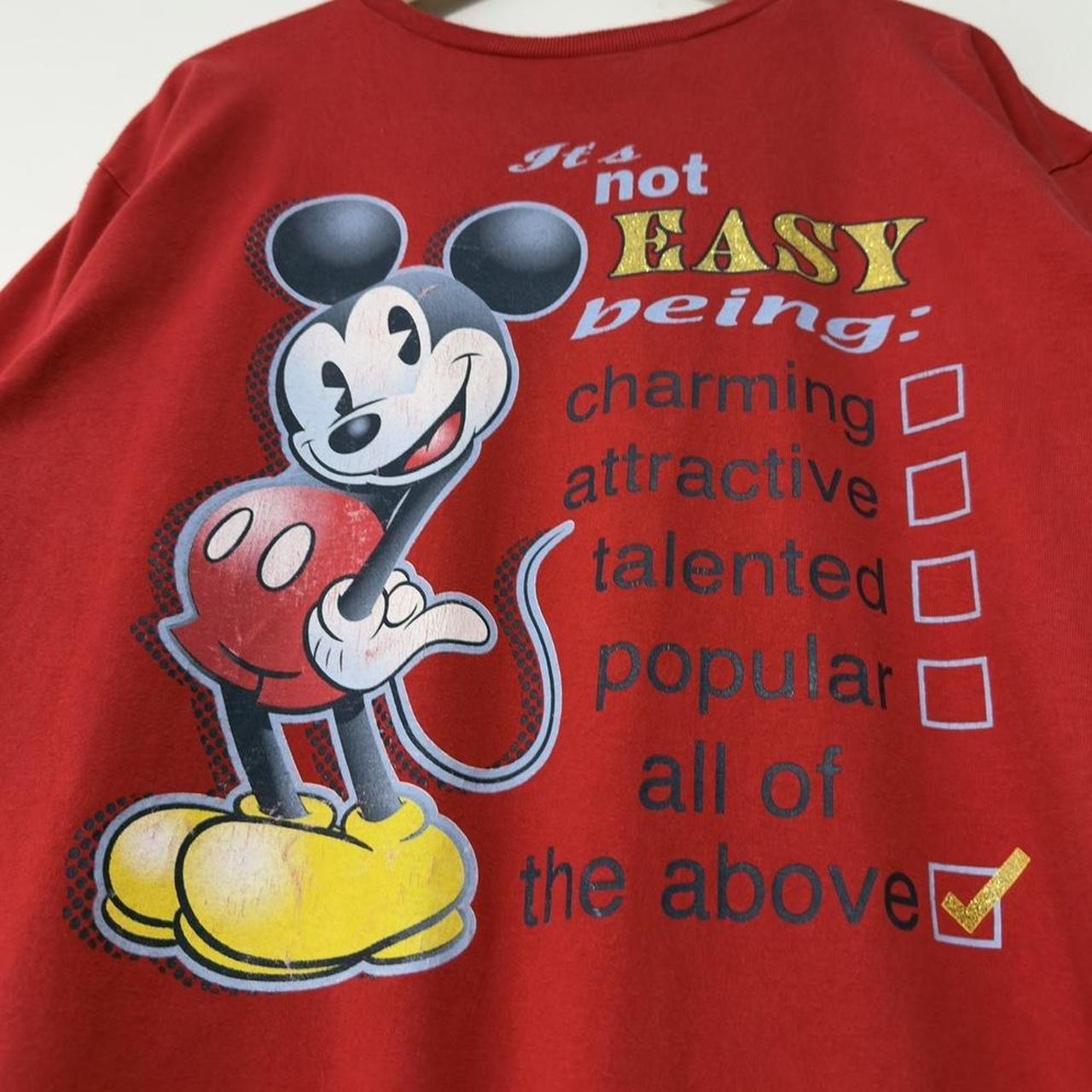 Vintage Mickey Mouse All of the Above T Shirt (L)