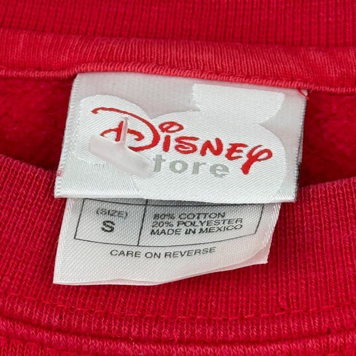 Vintage 00s Classic Mickey Mouse Disney Store Red Sweatshirt (S)