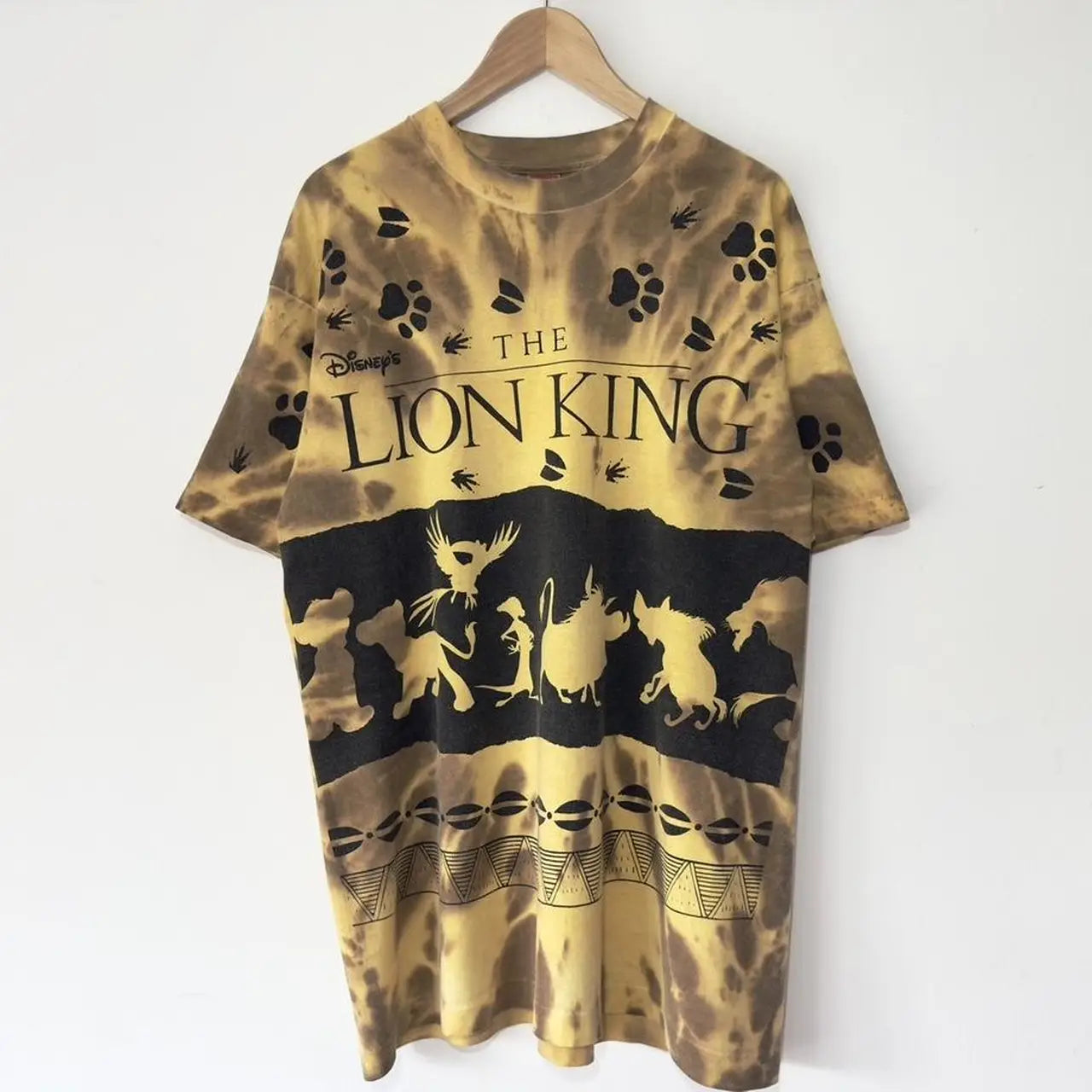 Vintage Disney's The Lion King Tie Dye 90s T Shirt (XL)