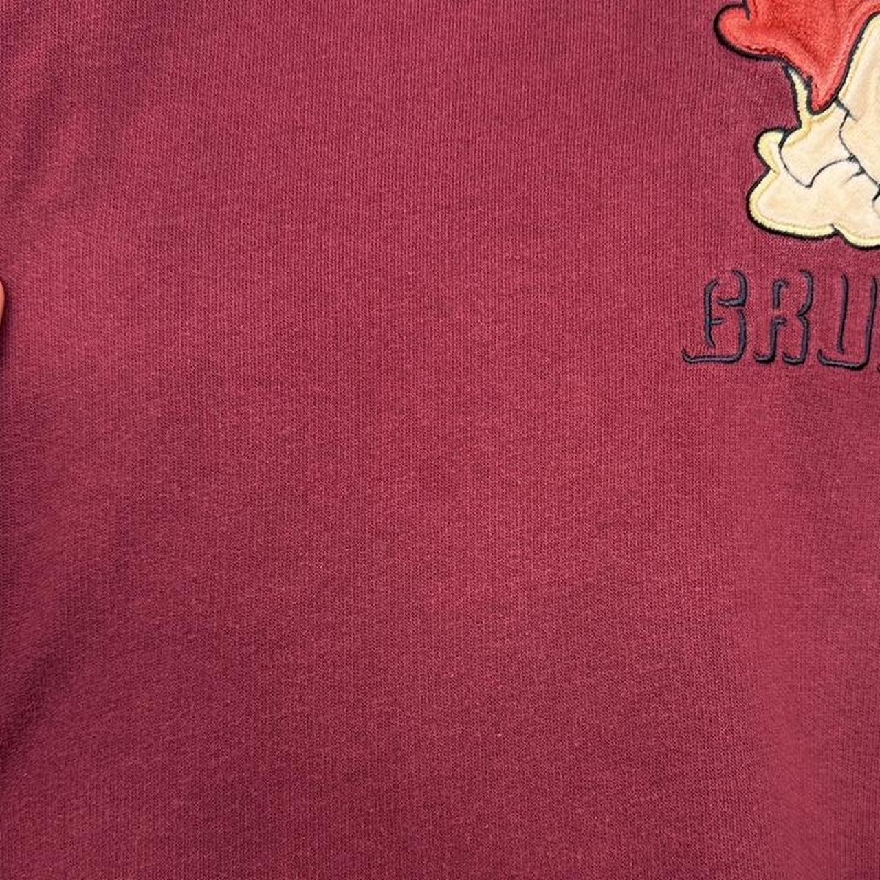 Vintage Grumpy Embroidered Disney V Neck Sweatshirt (XL/XXL)