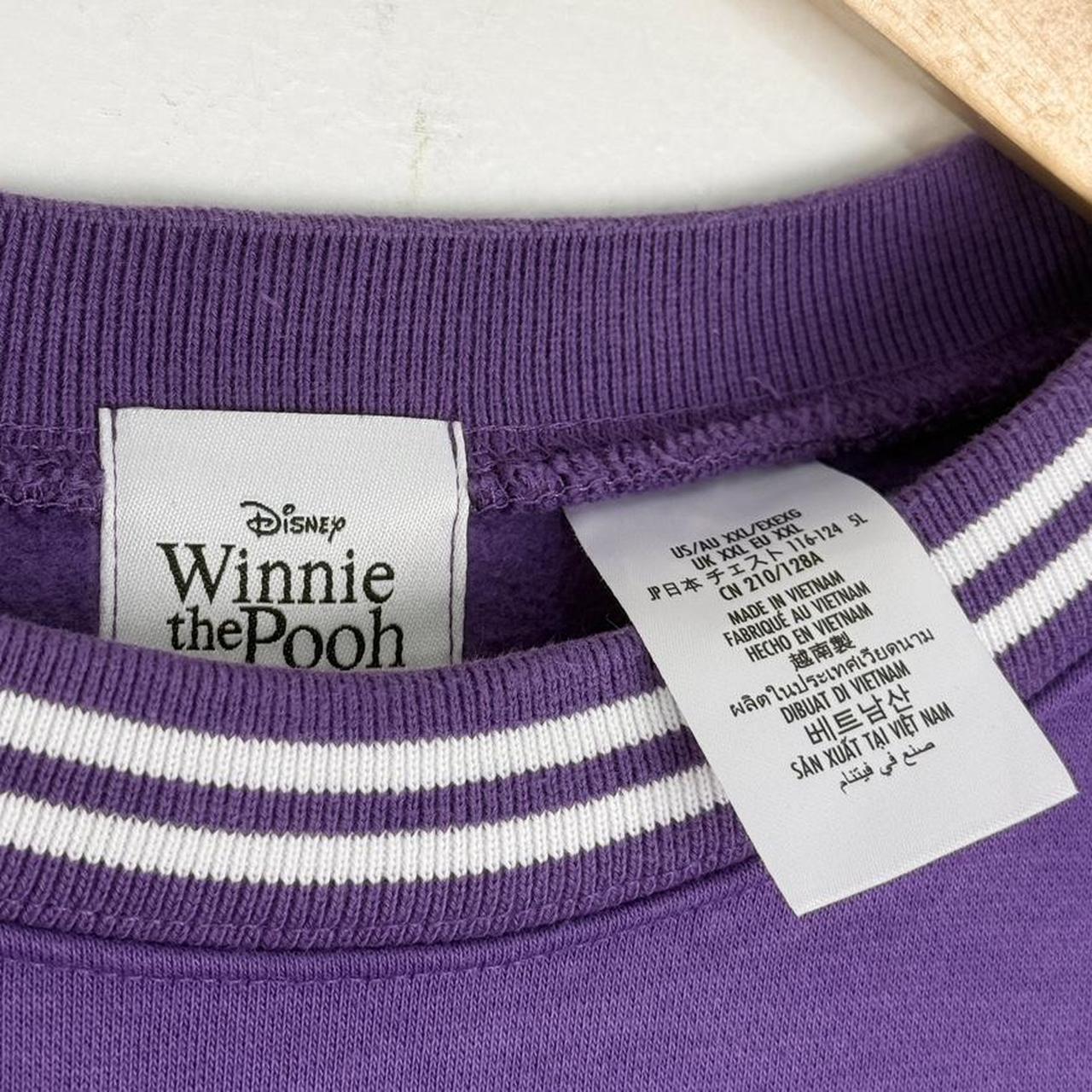 Disney Eeyore Winnie the Pooh Embroidered Spell Out Sweatshirt (XXL)