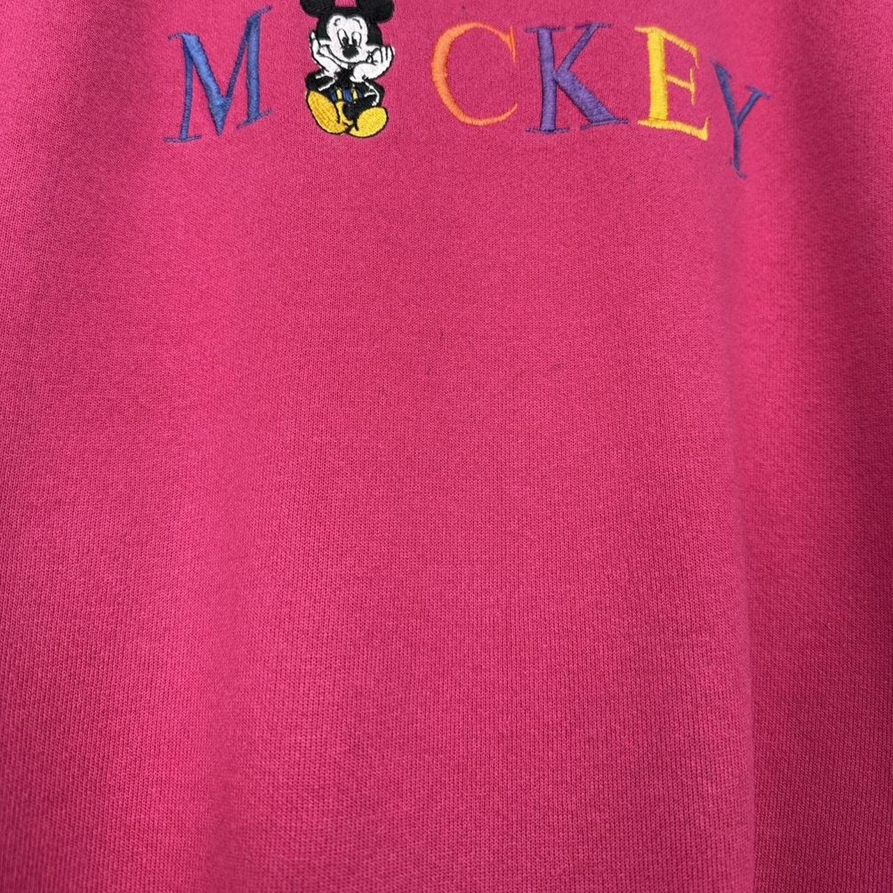 Vintage Mickey Mouse Spell Out 90s Sweatshirt (L)