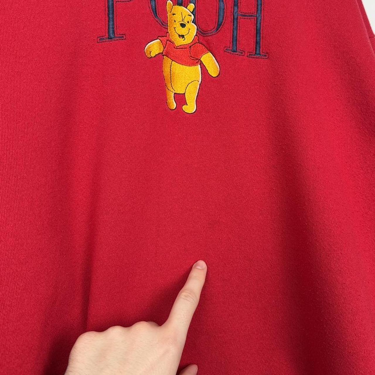 Vintage Winnie The Pooh Embroidered Spell Out 90s Sweatshirt (L/XL)