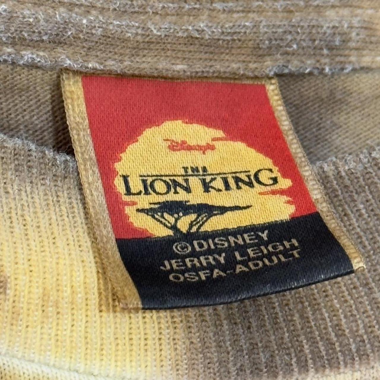 Vintage Disney's The Lion King Tie Dye 90s T Shirt (XL)